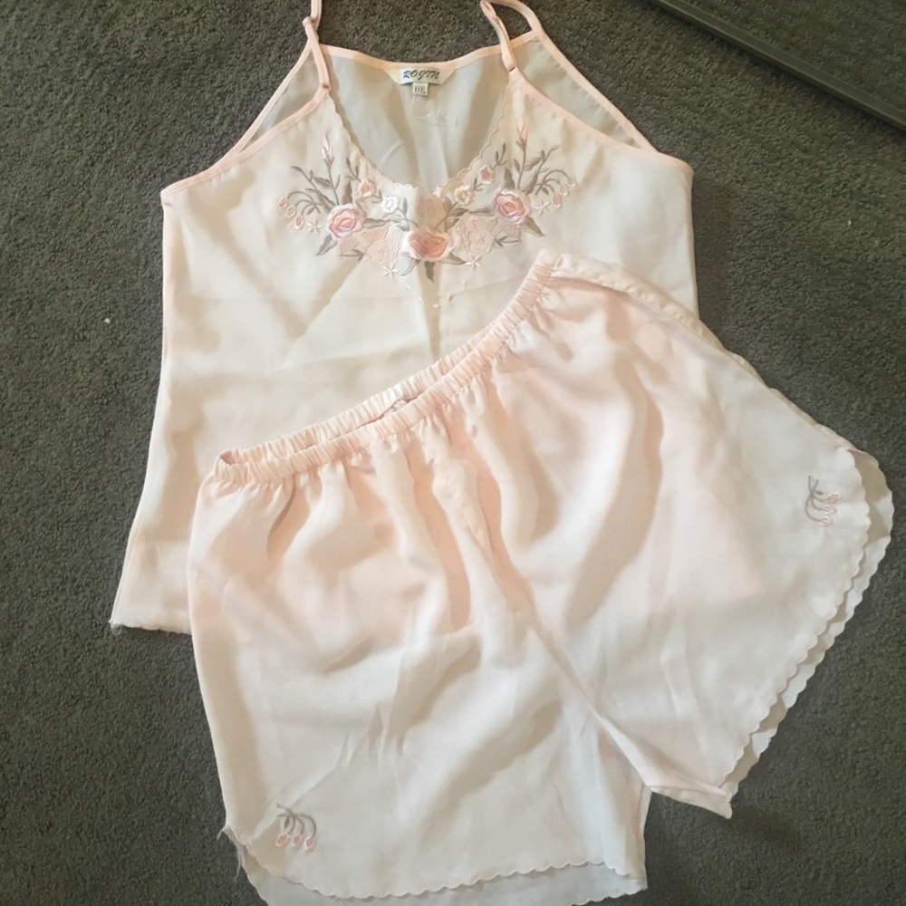 Powder pink pajamas